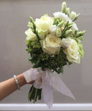 White bridal bouquet