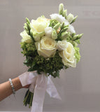 White bridal bouquet